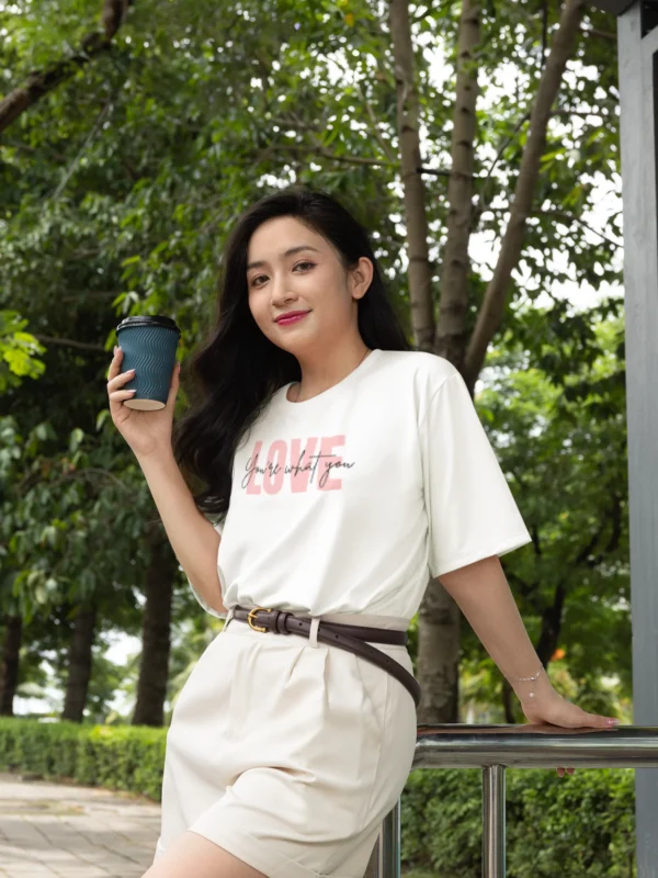 YOU ARE WHAT YOU LOVE | Oversized T-Shirt Women